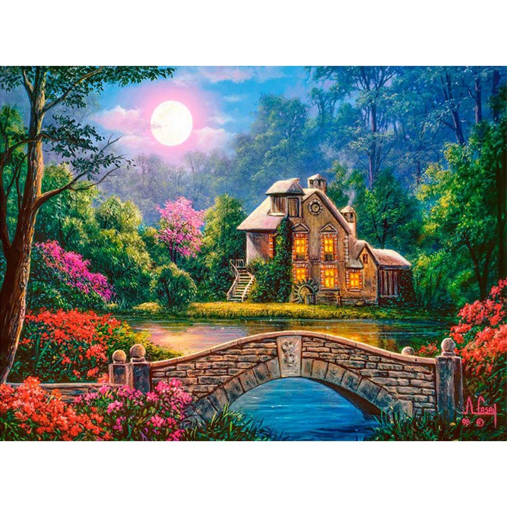 Diamond Painting - Full Round - House(40*30cm)