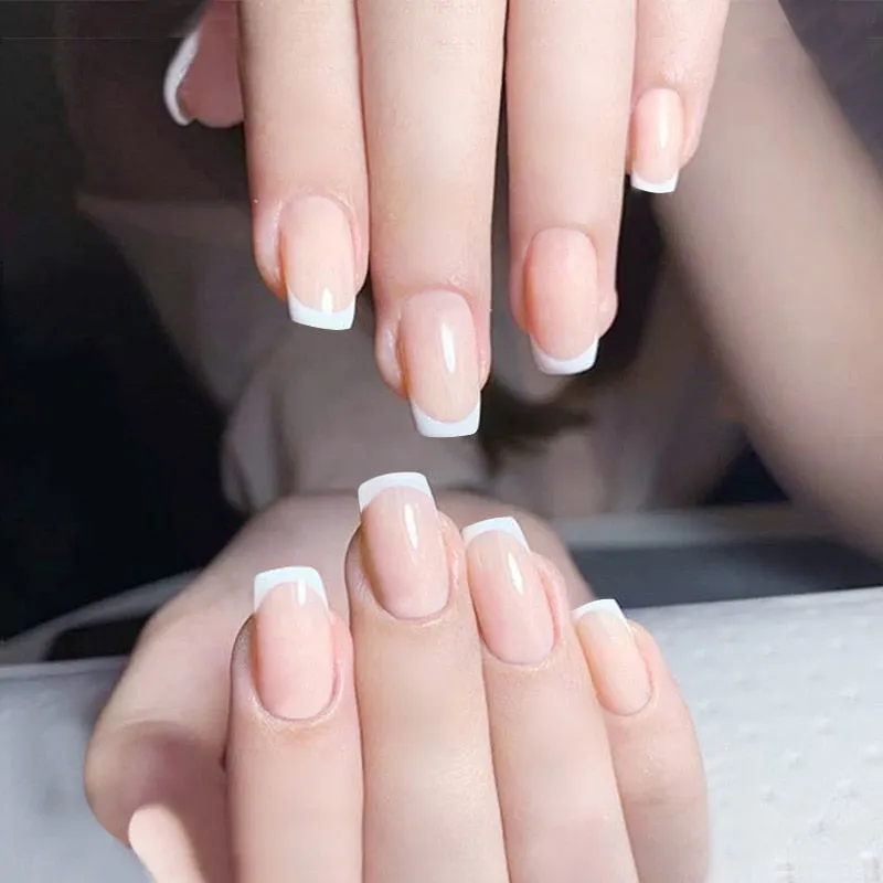 24Pcs Fake Nails Matte Fake Nails Forms For Extension Nail Art Press On Nails Manicure Tips For False Nails-Nail Inspo