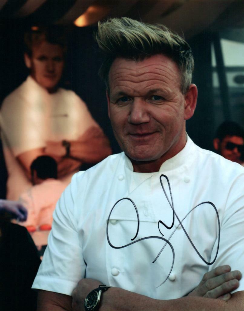 Gordon Ramsay autographed 8x10 Picture Photo Poster painting signed Pic with COA