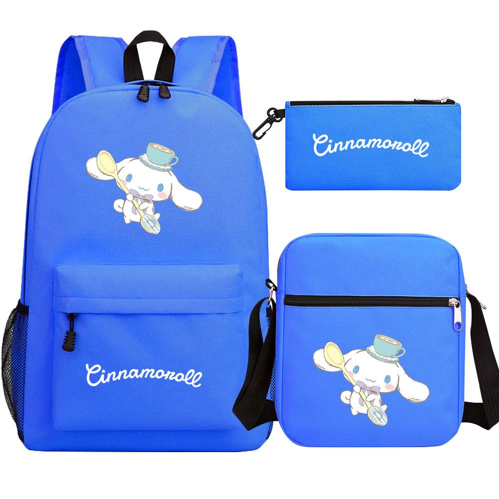 Mayoulove Cinnamoroll Backpack Lightweight Design with Cute Cartoon Patterns for School and Travel-Mayoulove