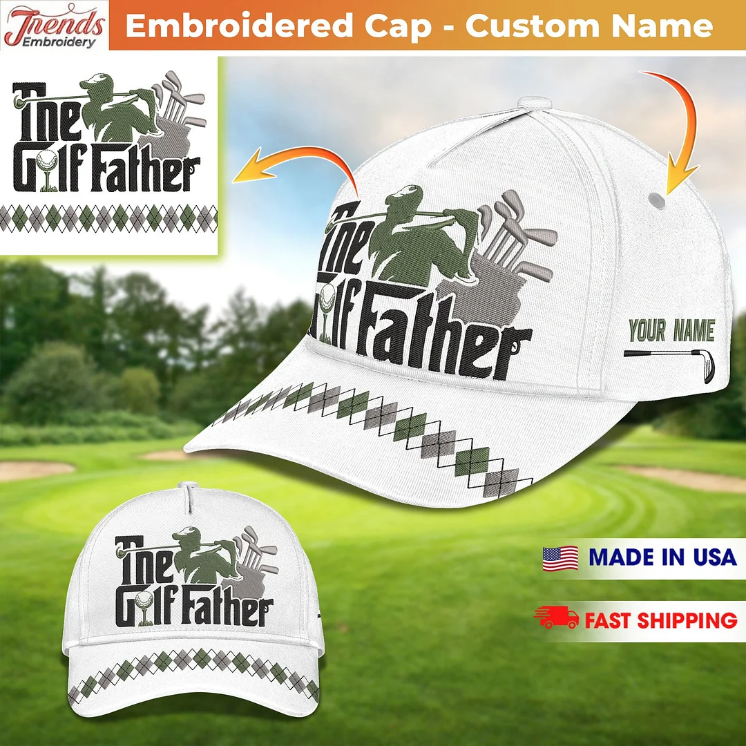 Customized Embroidery Cap The Golf Father Classic Embroidery