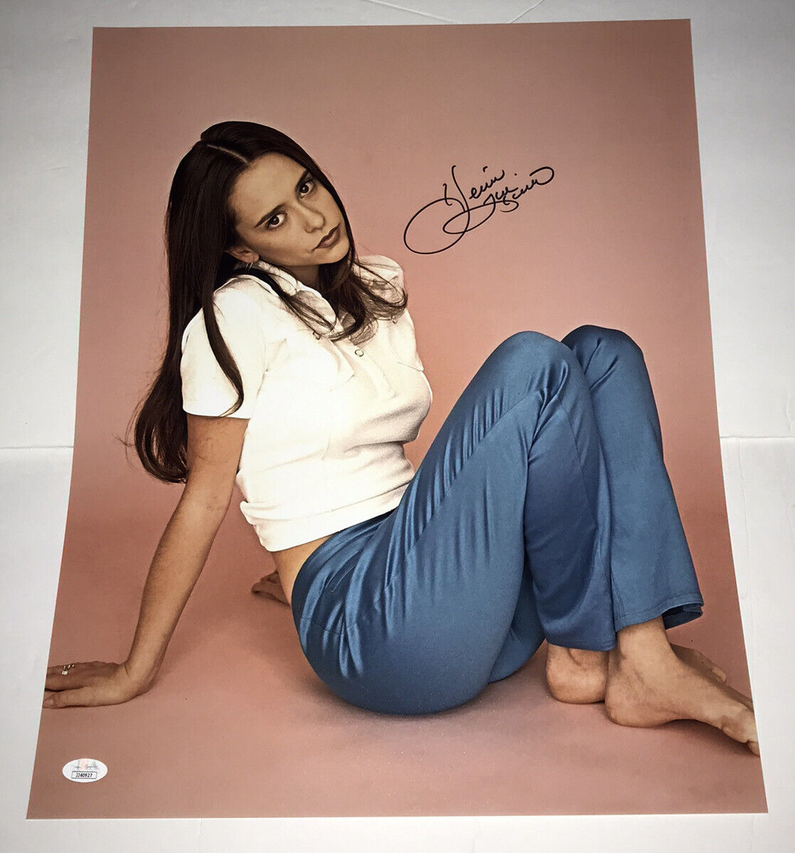 JENNIFER LOVE HEWITT 16x20 Photo Poster painting Signed Private Signing Autograph JSA COA Cert