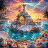 Dreamy Landscape Full DIY 5D Round Drill Diamond Painting Kits for Adults/Beginners Gift Home Decor Diamond Dots Paintings Picture Arts Craft 40x40cm