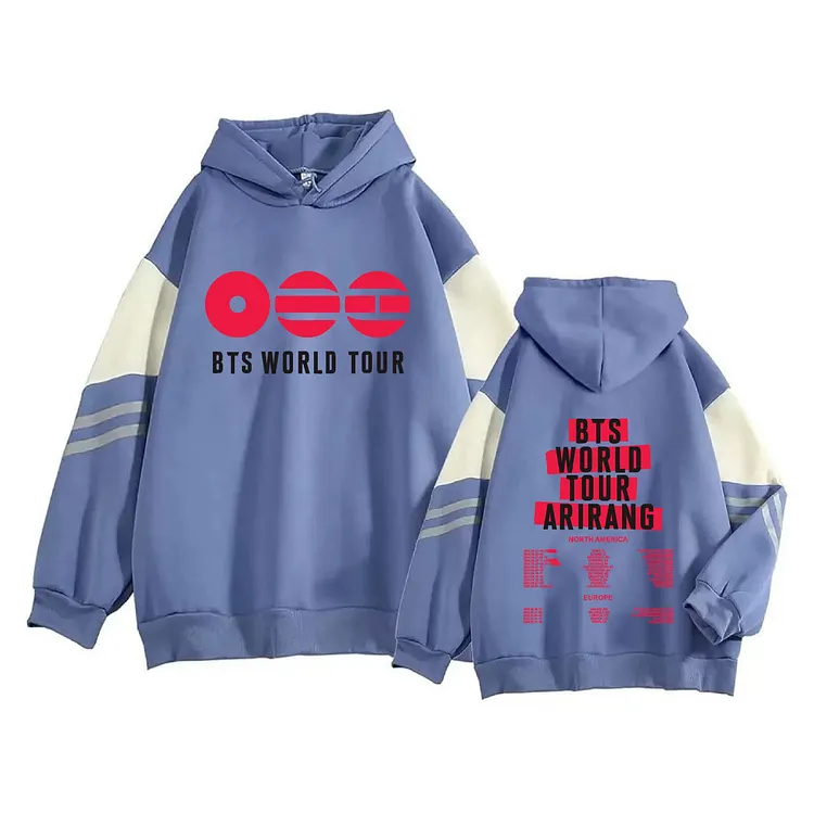 BTS Arirang World Tour Color-Block Hoodie