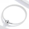 Classic Love Forever Snake Chain Bracelets for Women 925 Sterling Silver