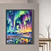 (50*60cm)Aurora - Full Round Drill Diamond Painting