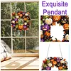 Pumpkin Wreaths DIY Acrylic 5D Crystal Diamond Gem Art Hanging Ornament