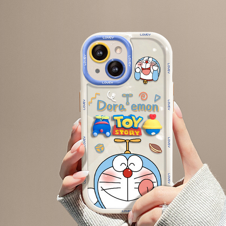 Cute Cartoon Fat Blue Cat Phone Case