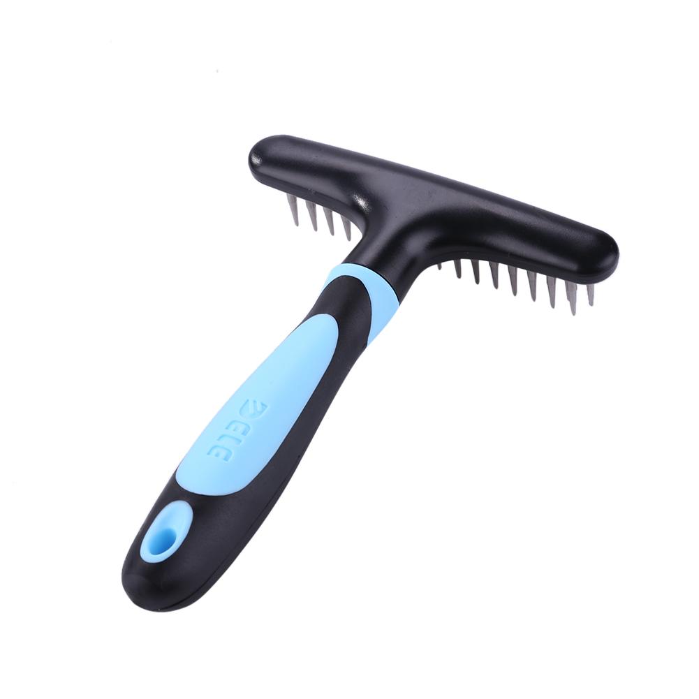 

Double Row Stainless Steel Pins Dog Rake Deshedding Dematting Brush Comb, 501 Original