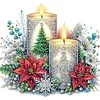 Christmas Candle-Special Shaped Diamond Painting