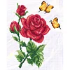 Flower - 9CT Partial Beaded Cross Stitch Kit(30x35cm)