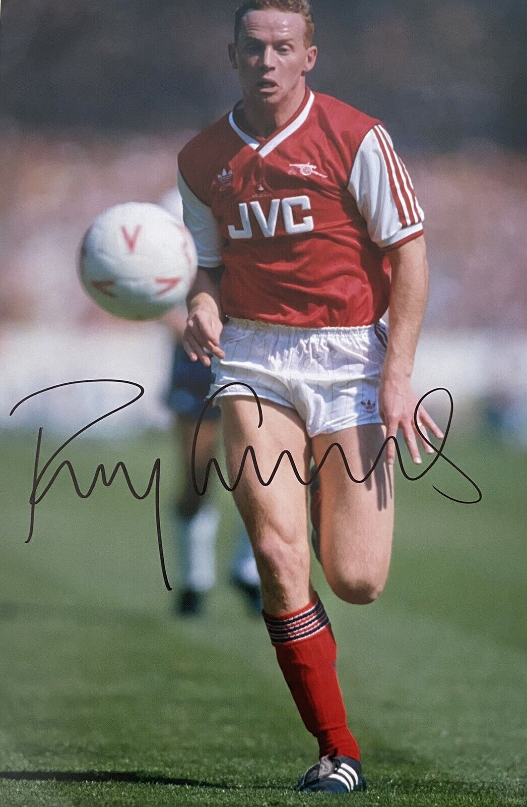 Perry Groves Genuine Hand Signed Arsenal 12x8 Photo Poster painting 3