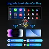 CarPlay Wireless Adapter for Android Plug and Play Compatible with Most Cars Smart Car Screen Mirroring Adapter Low Latency (Not for HUAWEI & Hicar)