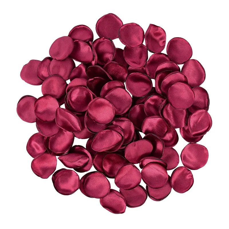 100Pcs Silk Rose Petals Artificial Flower Petal Valentines Day Room Decoration Wedding Party Throwing Confetti Anniversary Decor