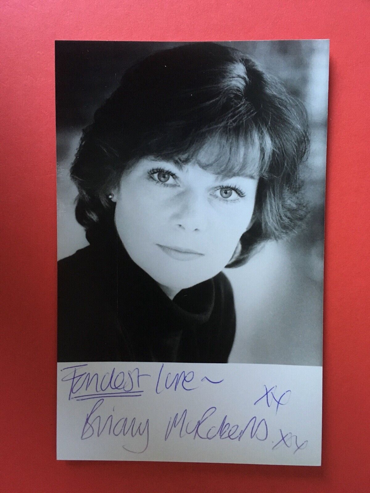 BRYONY MCROBERTS - LATE GREAT ACTRESS - HEARTBEAT - EXCELLENT SIGNED Photo Poster painting