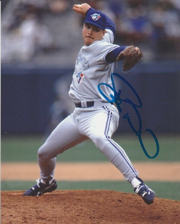 DUANE WARD SIGNED TORONTO BLUE JAYS PITCHER 8x10 Photo Poster painting! Autograph EXACT PROOF