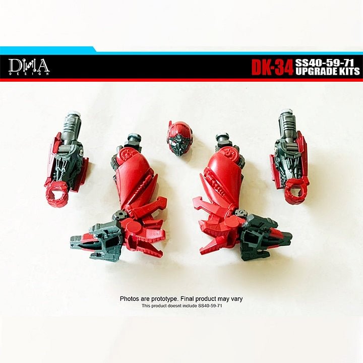 DNA Design DK-34 Upgrade Kit for Transformers Studio Series 40, SS59, and Studio Series 71