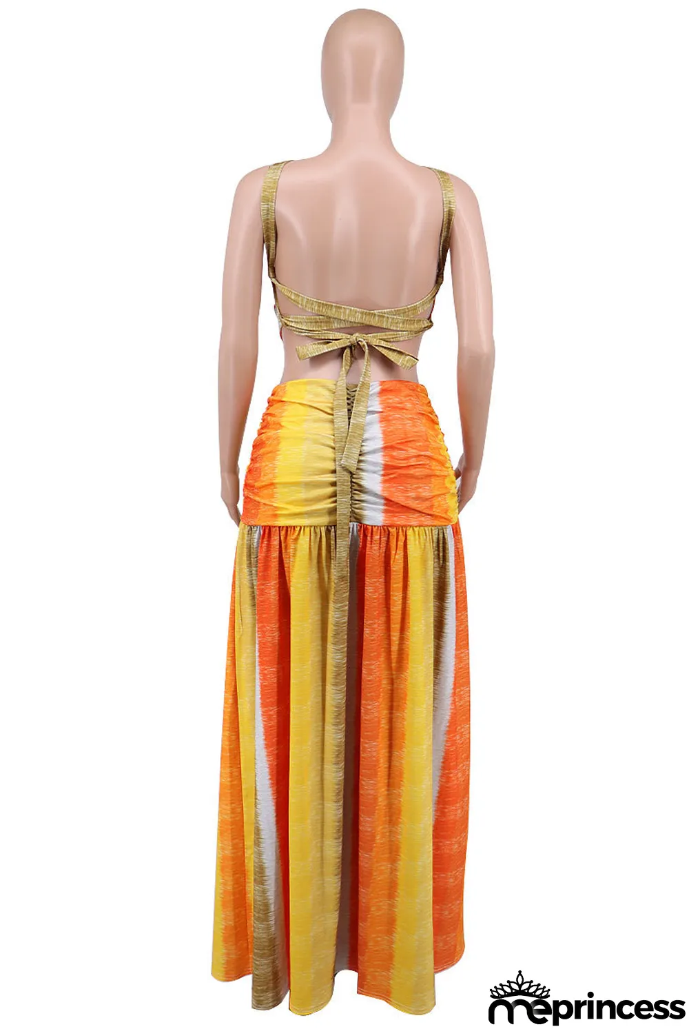 Women's Dresses Summer Slip Skirt Halter Neck Maxi Chic Casual Print Sleeveless Dress