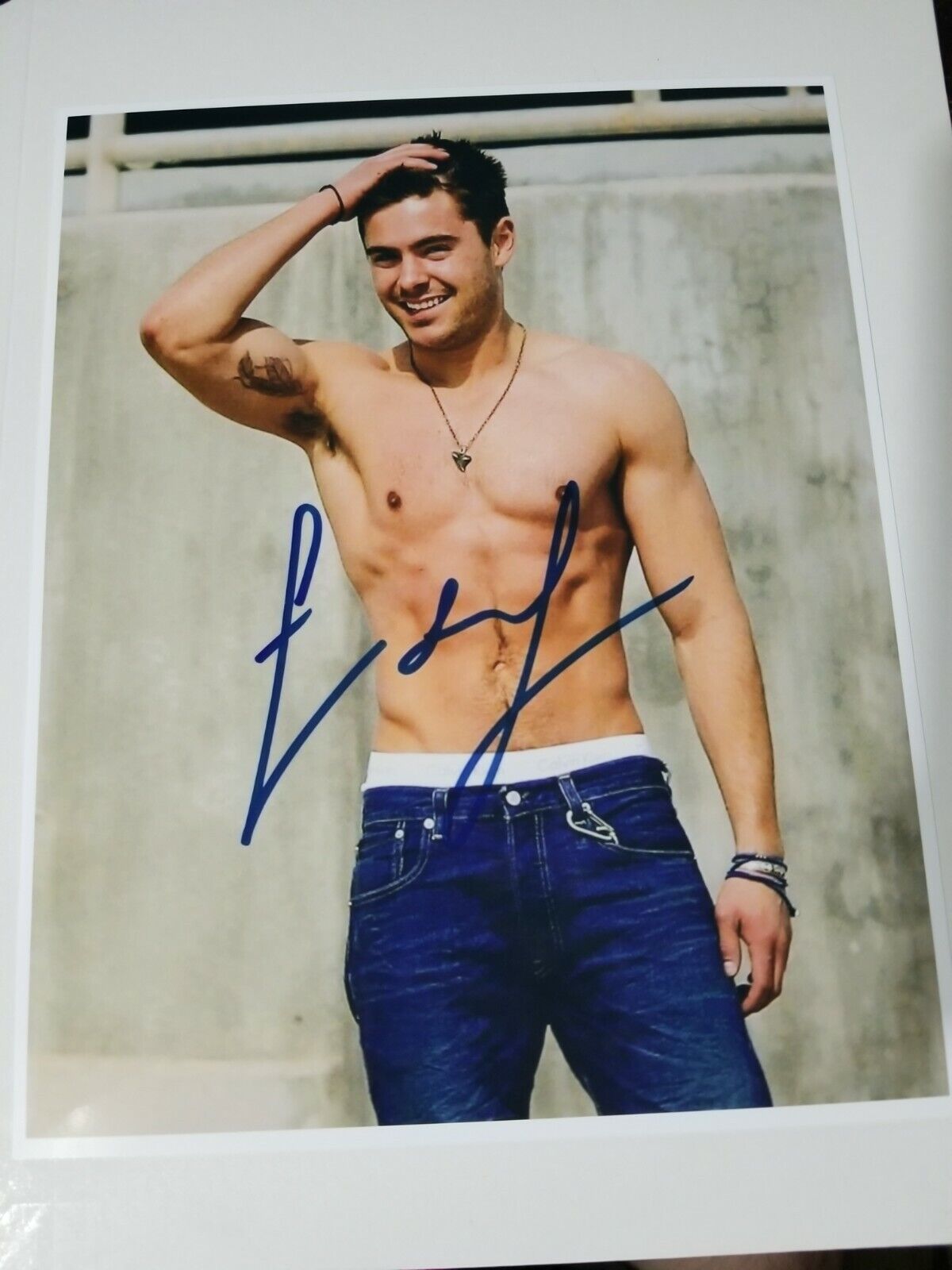 Zac Efron Signed 8x10 Photo Poster painting RP -  Shipping!!