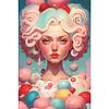 uk.everydayedeals (Limited Stock)Diamond Painting - Round AB Drills - Ice Cream Girl(45*65cm)