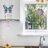 3PCS Sunflower Butterfly Humpback Bird 5D DIY Diamond Painting Wind Chimes Suncatcher Kit Double Sided Diamond Art Kits Suncatcher with Crystal Pendant for Adults DIY Summer Home Garden Decor
