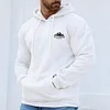 💥2025 New Arrivals!Letter Print Hooded Sweatshirt for Men, Loose Fit, Casual and Stylish.