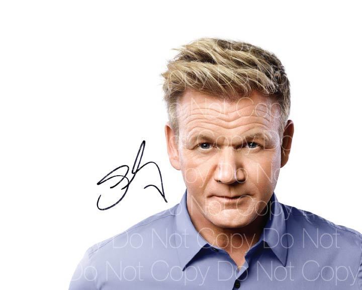 Gordon Ramsay signed 8X10 Photo Poster painting picture poster autograph RP