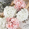 Artificial 18cm White Snowflake Hydrangea Stem Flower