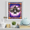 Diamond Painting -DIY Round Dril Bat Cat