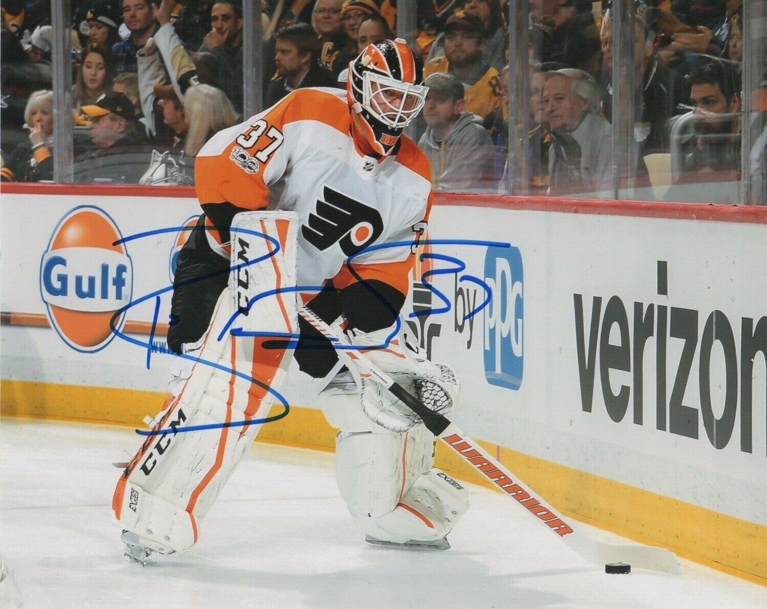 Philadelphia Flyers Brian Elliott Autographed Signed 8x10 Photo Poster painting COA #3