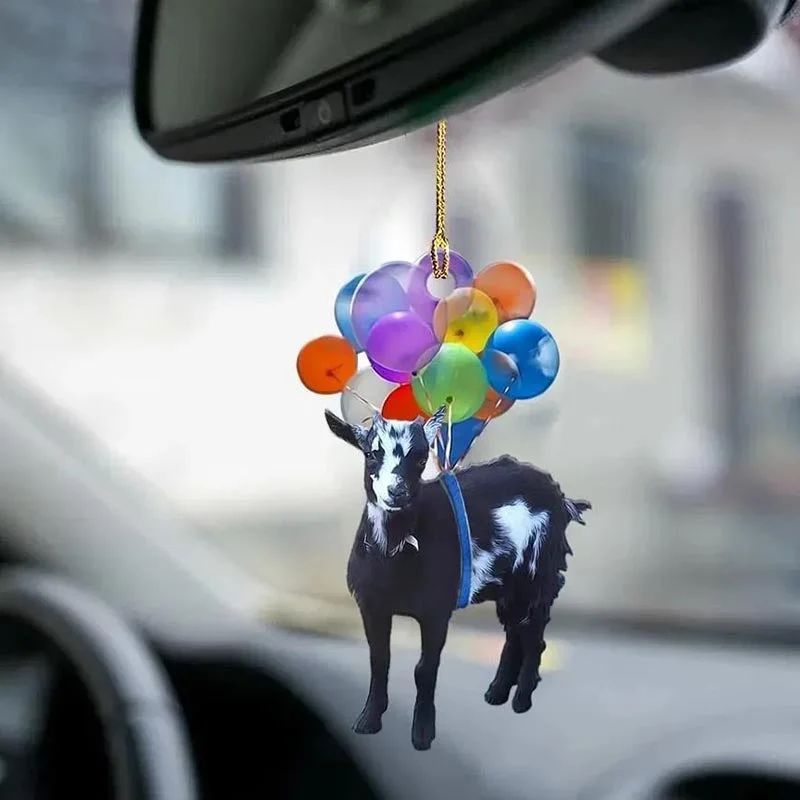 VigorDaily Goat Fly With Bubbles Car Hanging Ornament BC080
