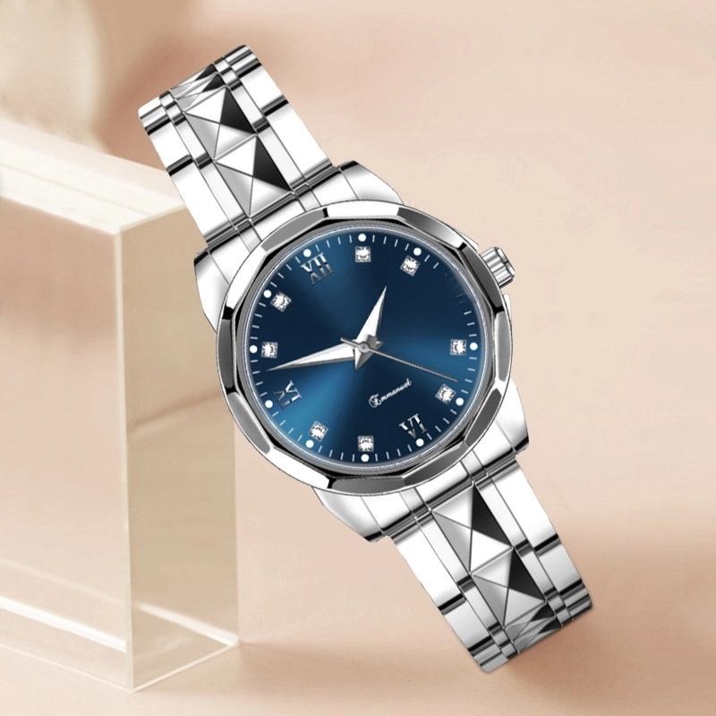 Avery Feida Steel Band Quartz Watch Ladies Shake Voice Live Explosions Waterproof Luminous Ultra-thin Double Butterfly Buckle