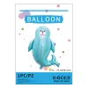 10PCS Ocean World Cartoon Mermaid Shark Dolphin Shell Fish Themed Party Aluminum Film Balloons Festive Decors
