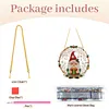 Diamond Painting Christmas Ornament Gnome Window Hanging Kit 9.45x9.45in
