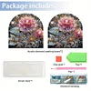 (US Only)Flowers DIY Diamond Painting Napkin Holder Kit Unique Gift for Friends Family