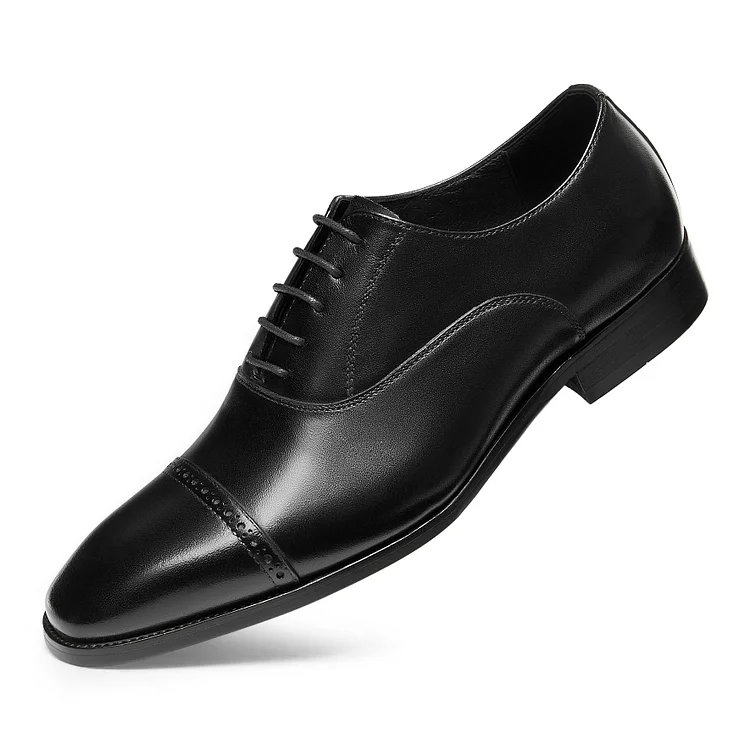 Gifennse Men's Oxford Genuine Leathers Formal Comfortable Dress Shoes Gifennse gifennse