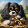 King Charles Cavaliers Dog-14CT Counted Cross Stitch 40*40cm tapestrymarket
