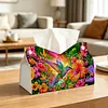 Large Size DIY Hummingbird Sunset Diamond Painting Tissue Box