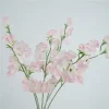 White Pink Purple 7 Heads Pea Blossom Flower Artificial Stem Sweatpea 