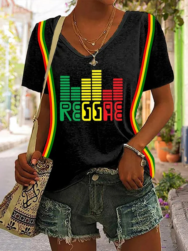 Reggae Music Casual T-Shirt