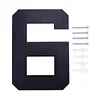 17cm Solar Lighted House Numbers IP44 Waterproof Light Up LED Address Signs