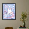 Diamond Painting -DIY Round Partial AB Drill Bunny Room(45x55cm)