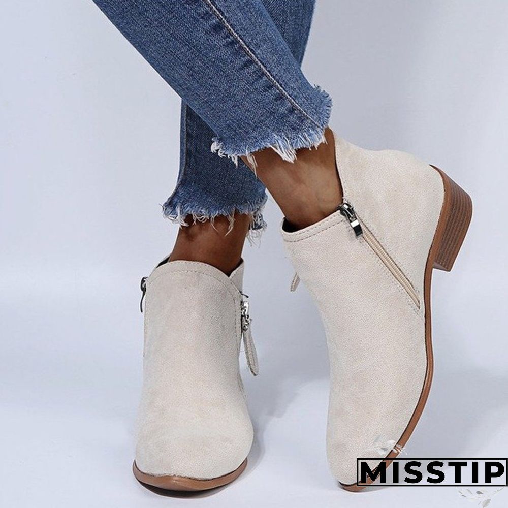 Black Casual Patchwork Solid Color Pointed Keep Warm Comfortable Shoes