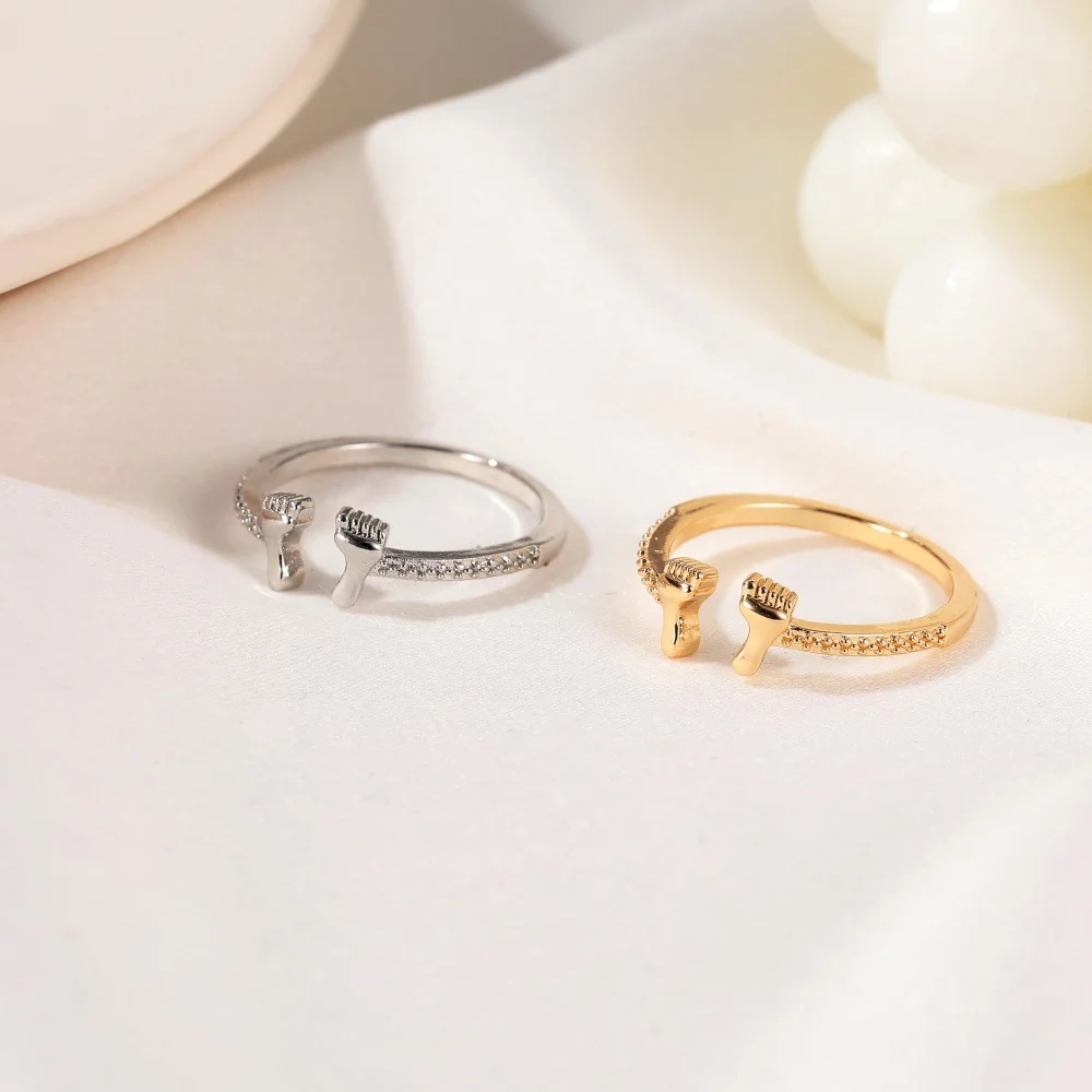 Little Feet Gold-Plated Ring