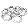 Metallic Spring Circle Buckles DIY Fashion Accessories