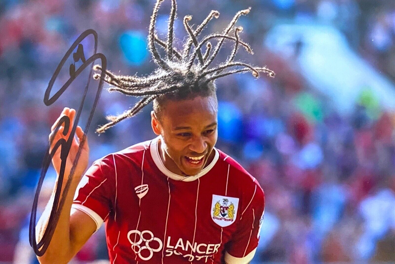 Bobby Reid Genuine Hand Signed 6X4 Photo Poster painting - Bristol City 2