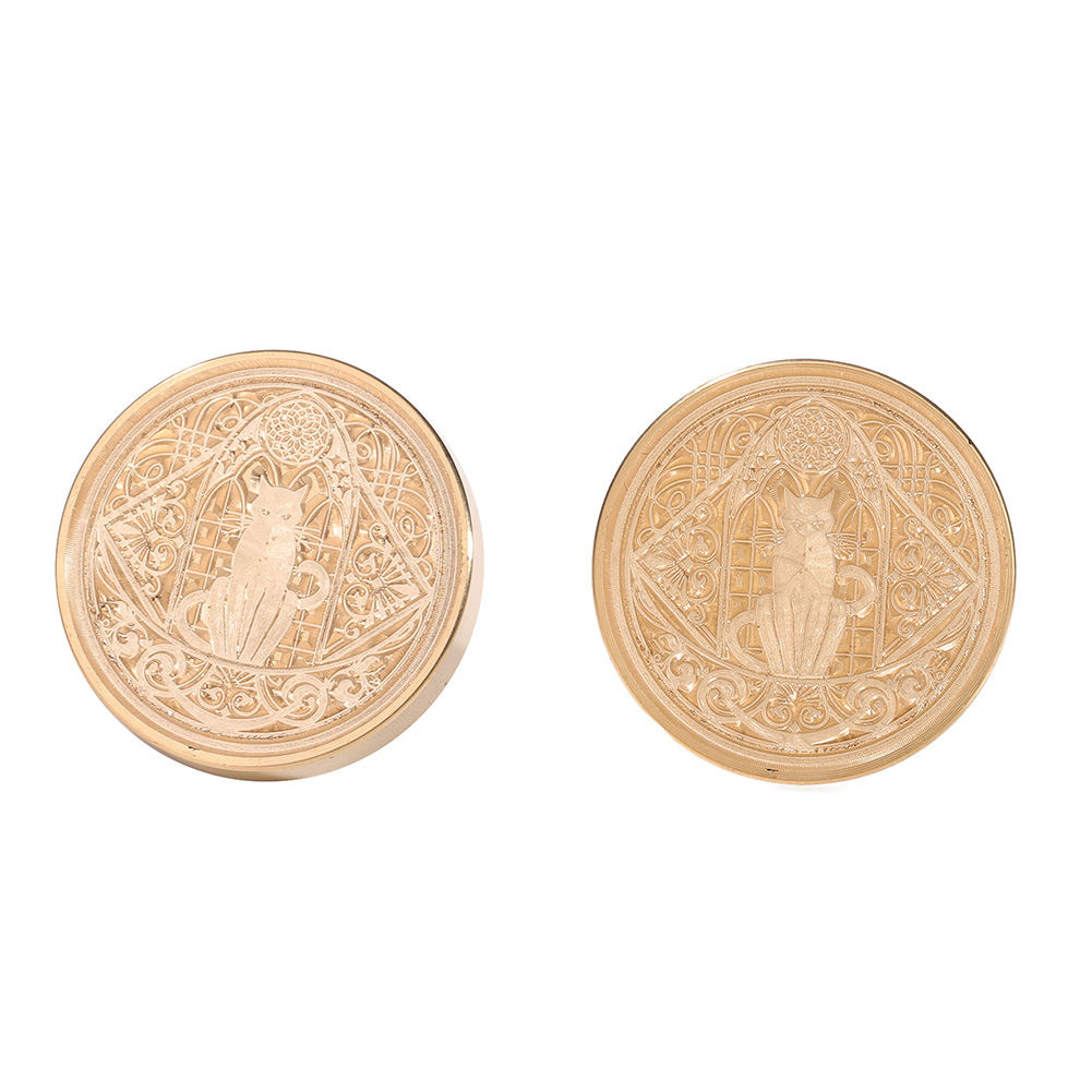 

30mm Retro Cartoon Round Sealing Wax Brass Head - Wax Seal Stamp, 501 Original