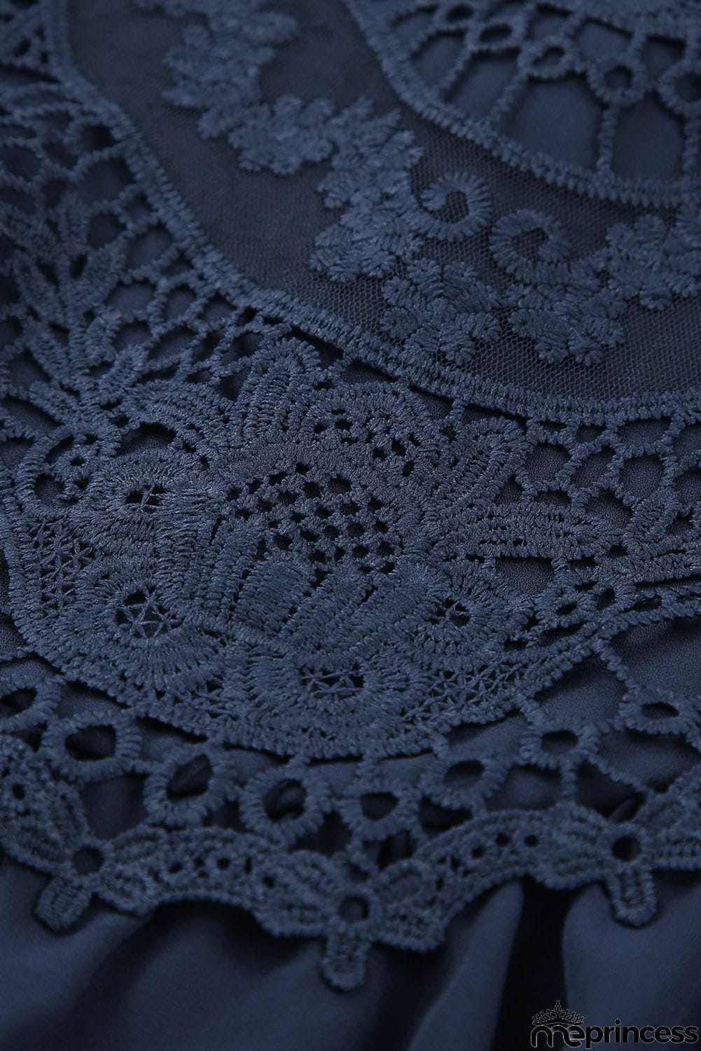 Lace Detail Buttons Back Sleeveless Top