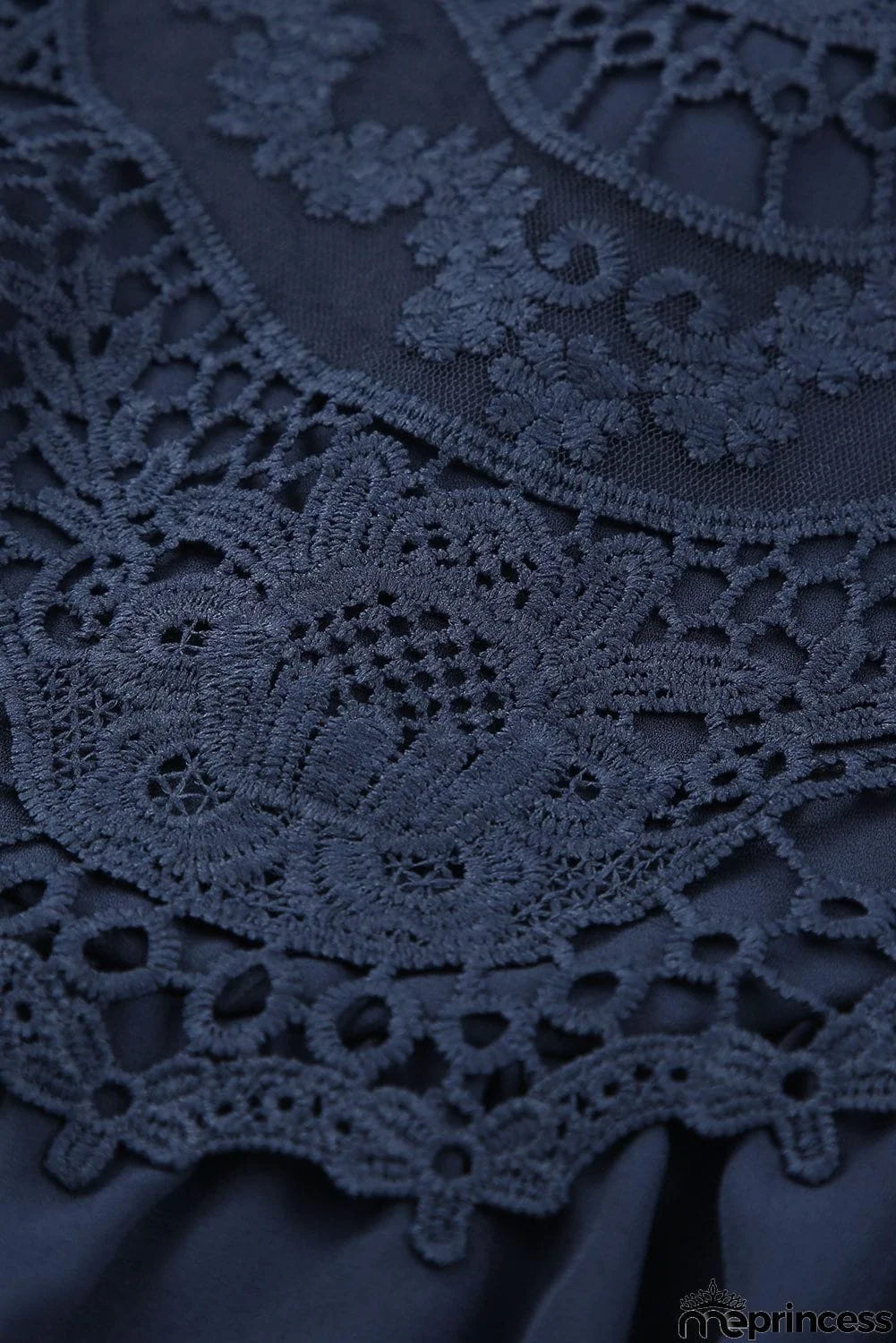 Lace Detail Buttons Back Sleeveless Top