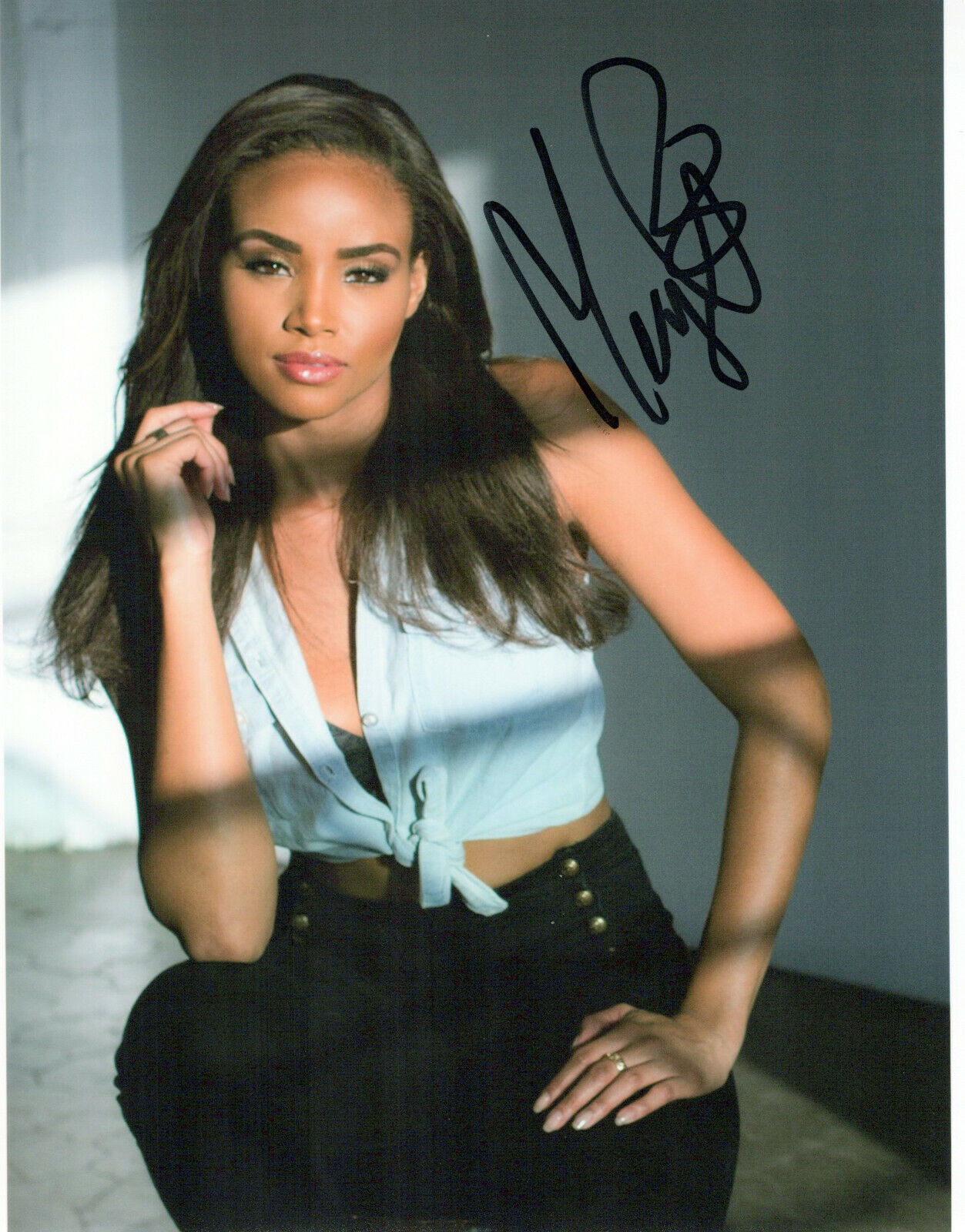 Meagan Tandy glamour shot autographed Photo Poster painting signed 8x10 #16